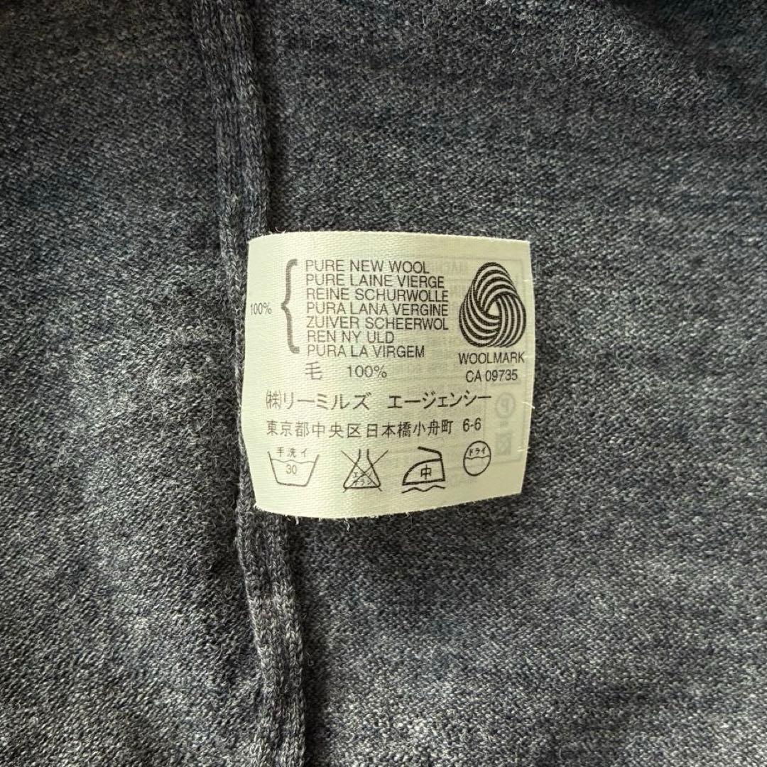 美品 英国製 JOHN SMEDLEY 30G タートルネック ニット セーター