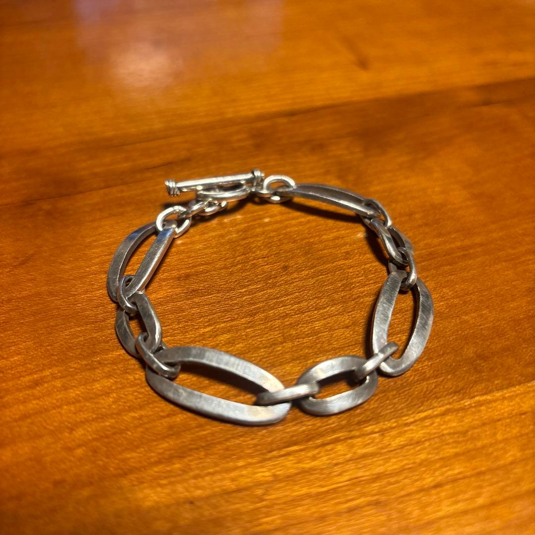 シルバー 925リンクチェーン ブレスレット アンカー silver925