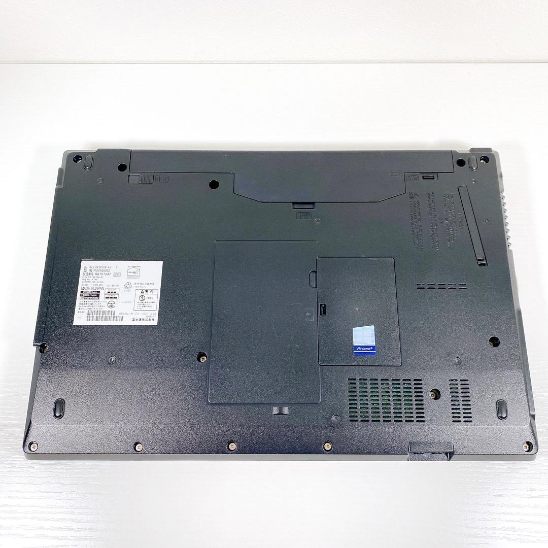 大容量SSD512GB✨COREi5✨事務作業OK✨富士通ノートパソコン✨08