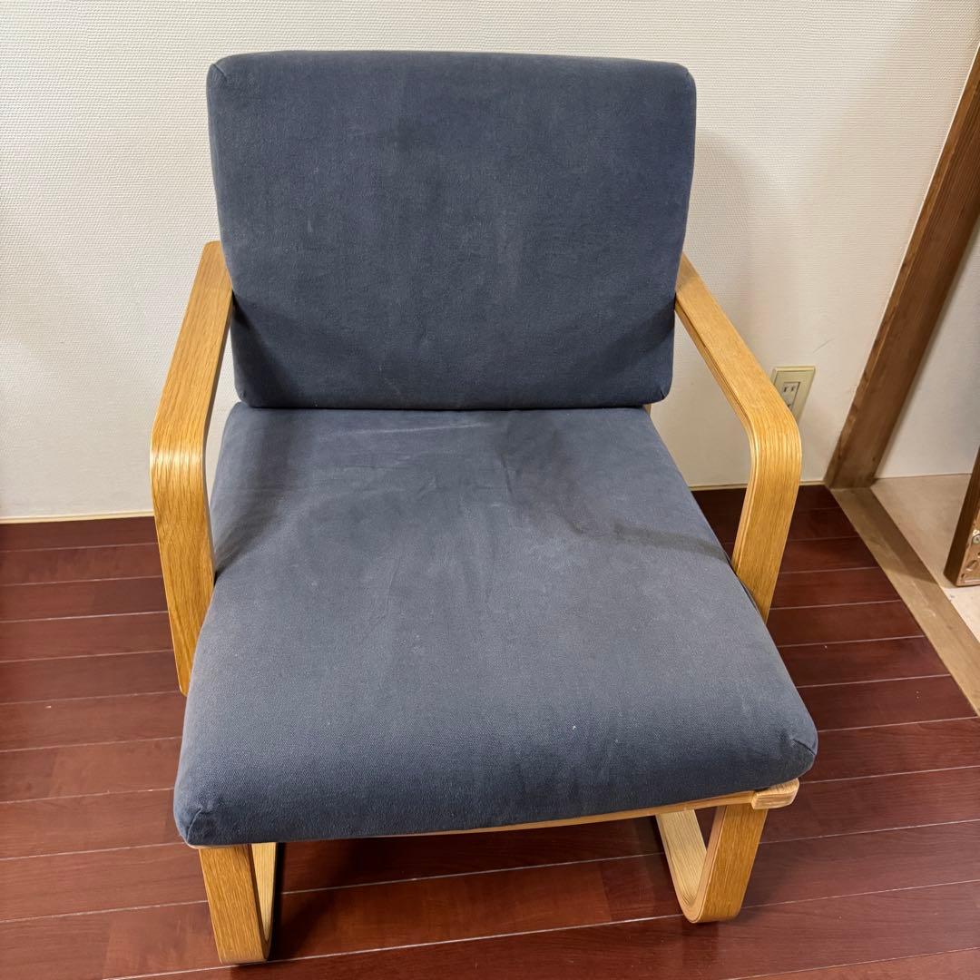 無印 良品 リビングでもダイニングでもつかえるソファチェア オーク