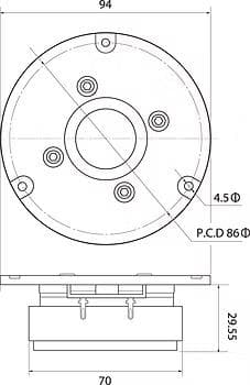 PHASS AT 58n 25mm アルニコトゥイーター　美品です！
