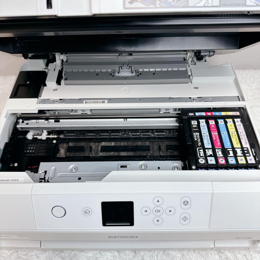 美品 エプソン インクジェットプリンター 複合機 EP-713A 純正インク