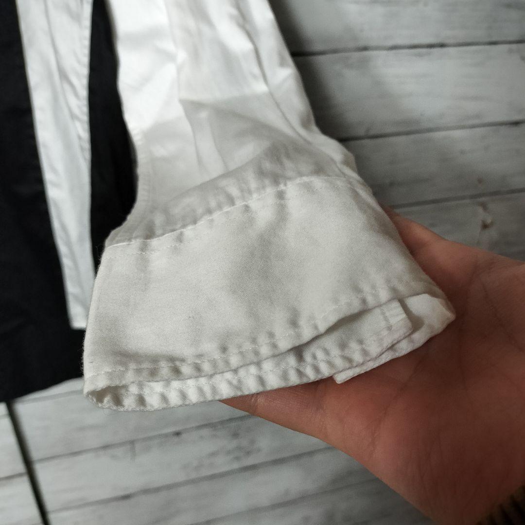 ヨウジヤマモトプールオム サイト 長袖シャツ バイカラー コットン綿