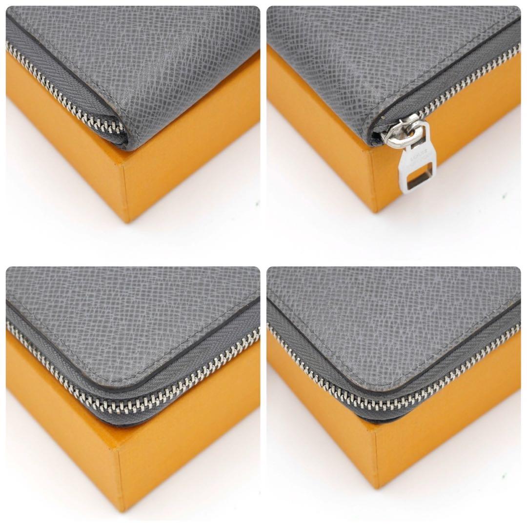 ルイヴィトン タイガ ジッピーウォレット ヴェルティカル グレー 長財布