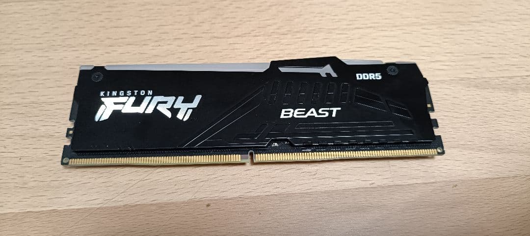 Kingston FURY BEAST DDR5 16GB 1枚 メモ