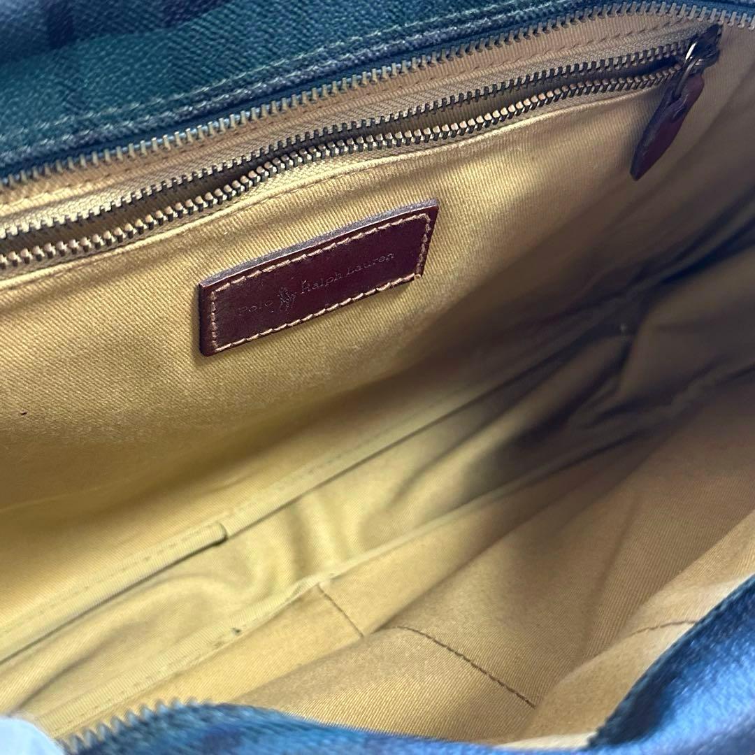 希少✨美品✨ポロラルフローレン ショルダーバッグ メッセンジャー グリーン 斜め