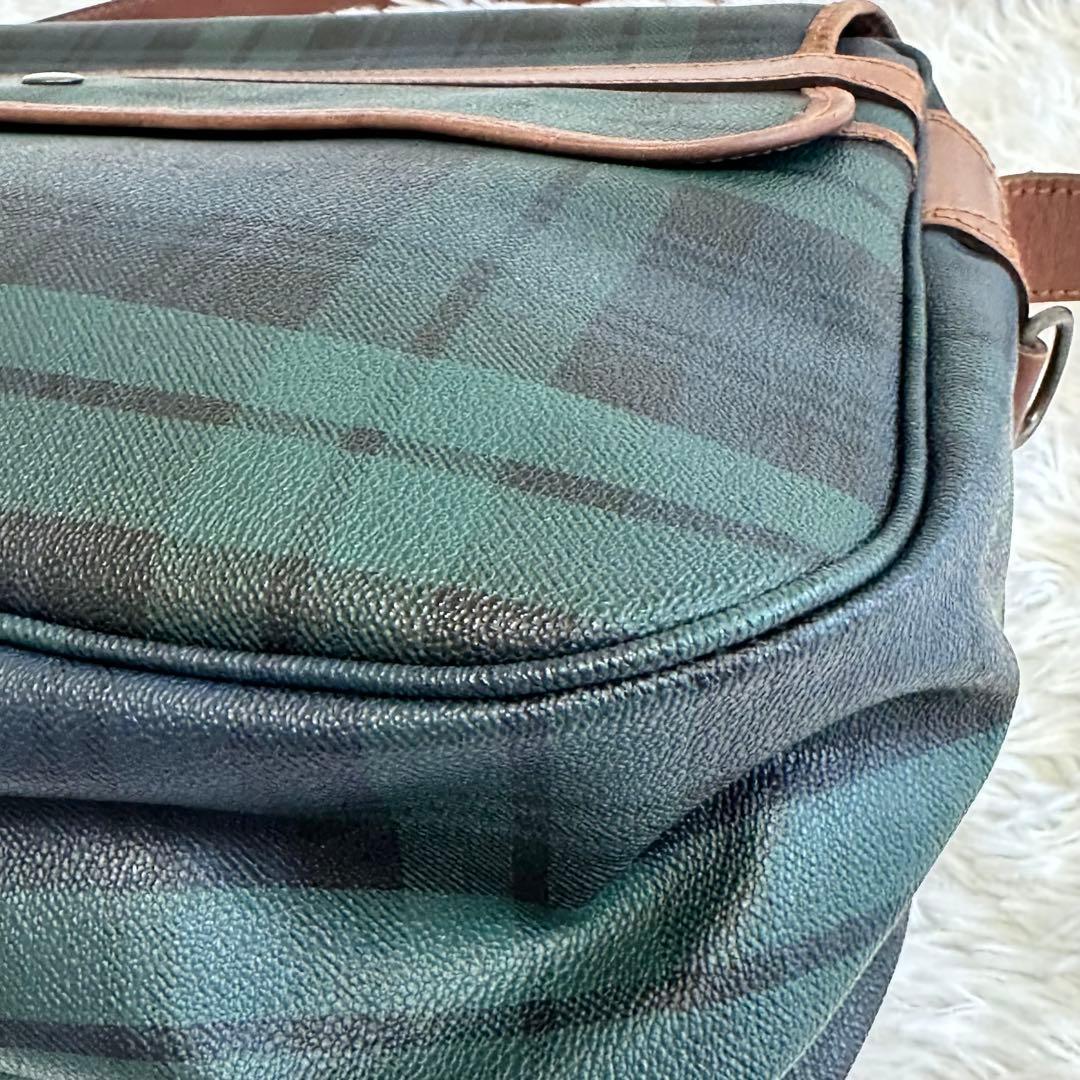 希少✨美品✨ポロラルフローレン ショルダーバッグ メッセンジャー グリーン 斜め