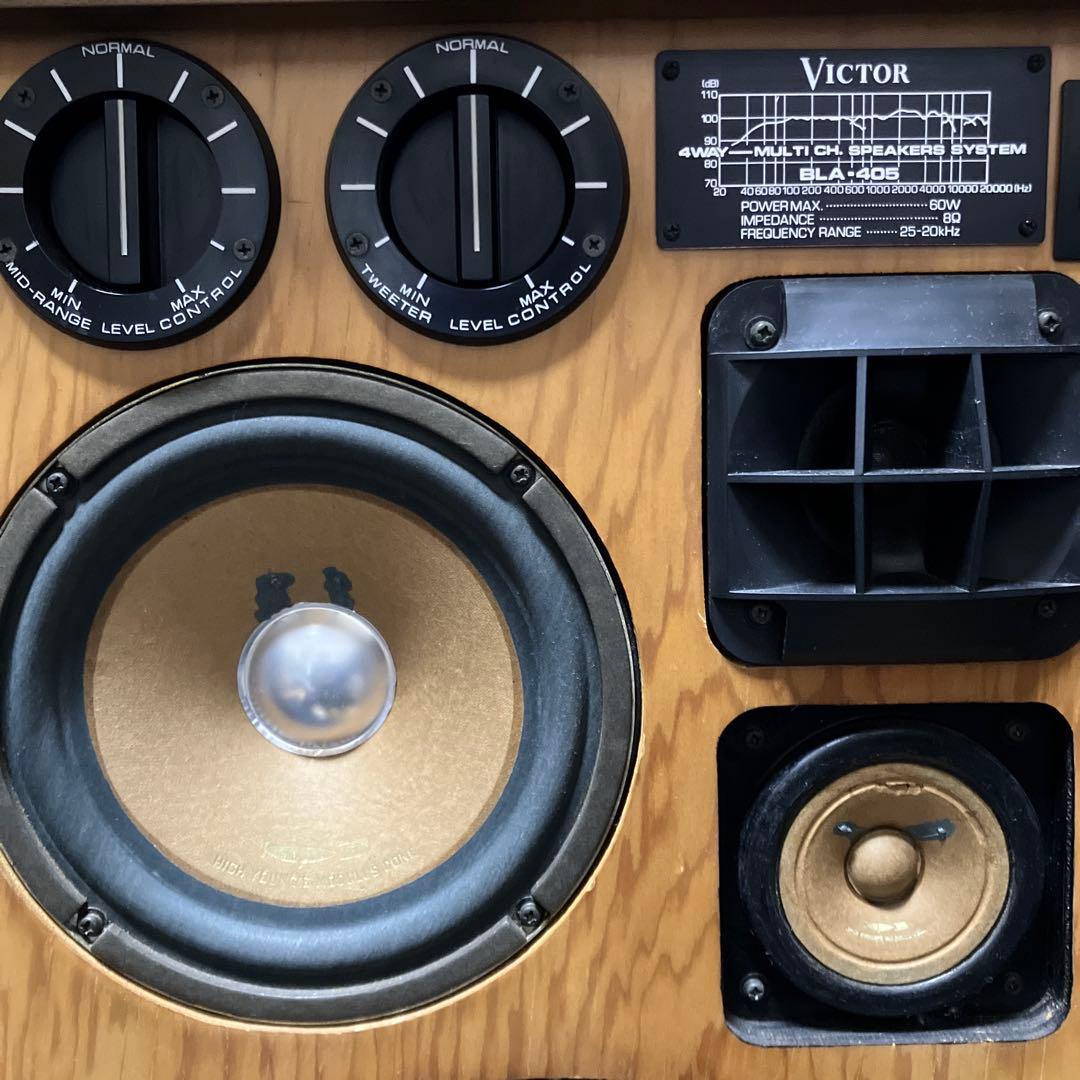 【iro】《完動品》 ビクターＢＬA- 405 4ウェイ4スピーカー①Ｒ側
