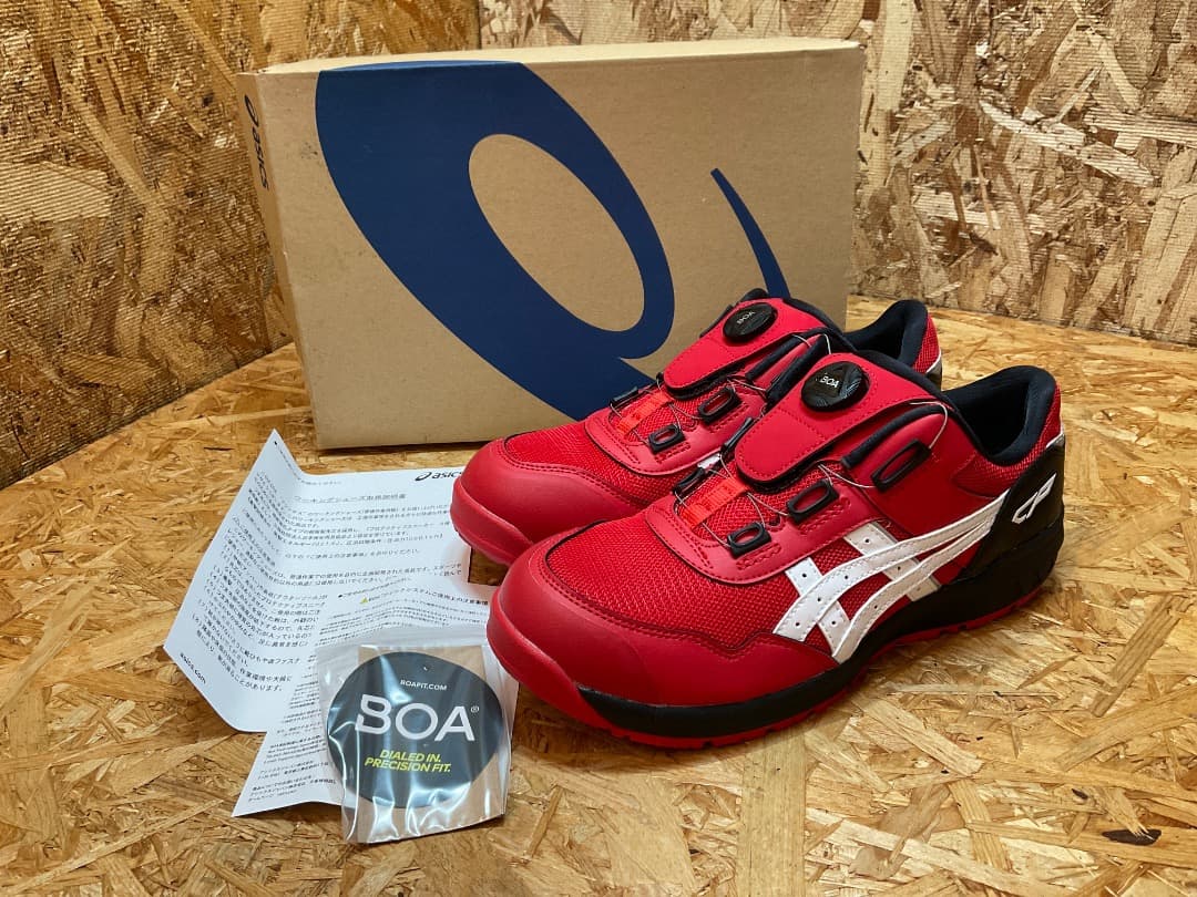 未使用 asics WINJOB CP209 BOA 安全靴 26.5 WIDE