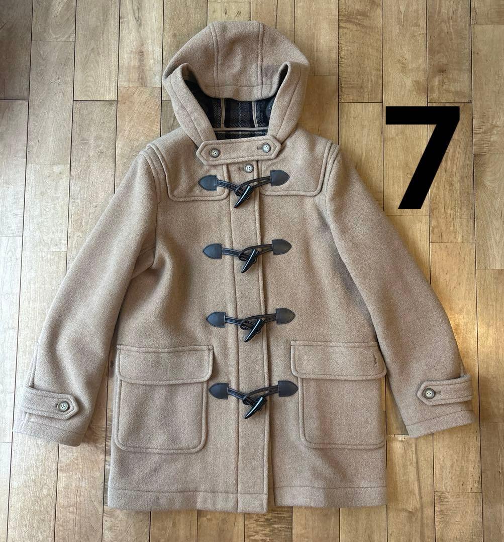 【美品】EAST BOY ダッフルコートキャメルベージュ７号レディース通学女子