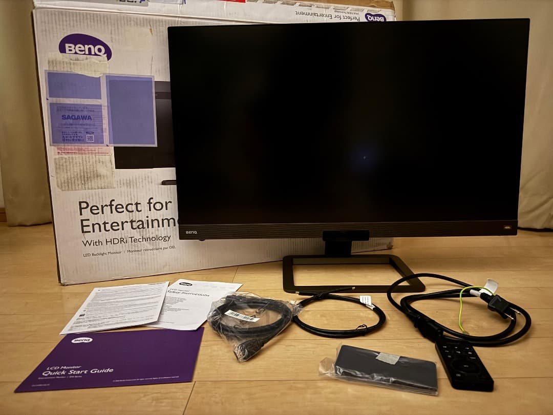 BenQ EW3280U 4K HDR モニター 本体