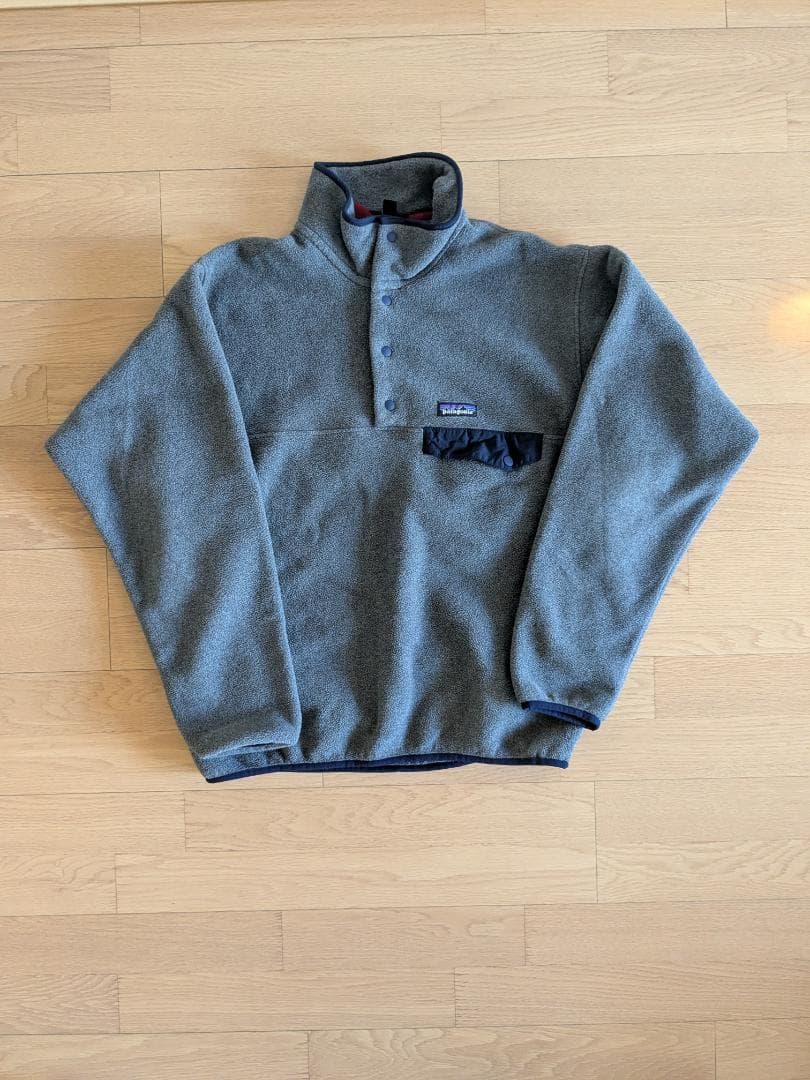 美品 柴田ひかり着用 16年製 ニッケル×ネイビー シンチラ スナップt M