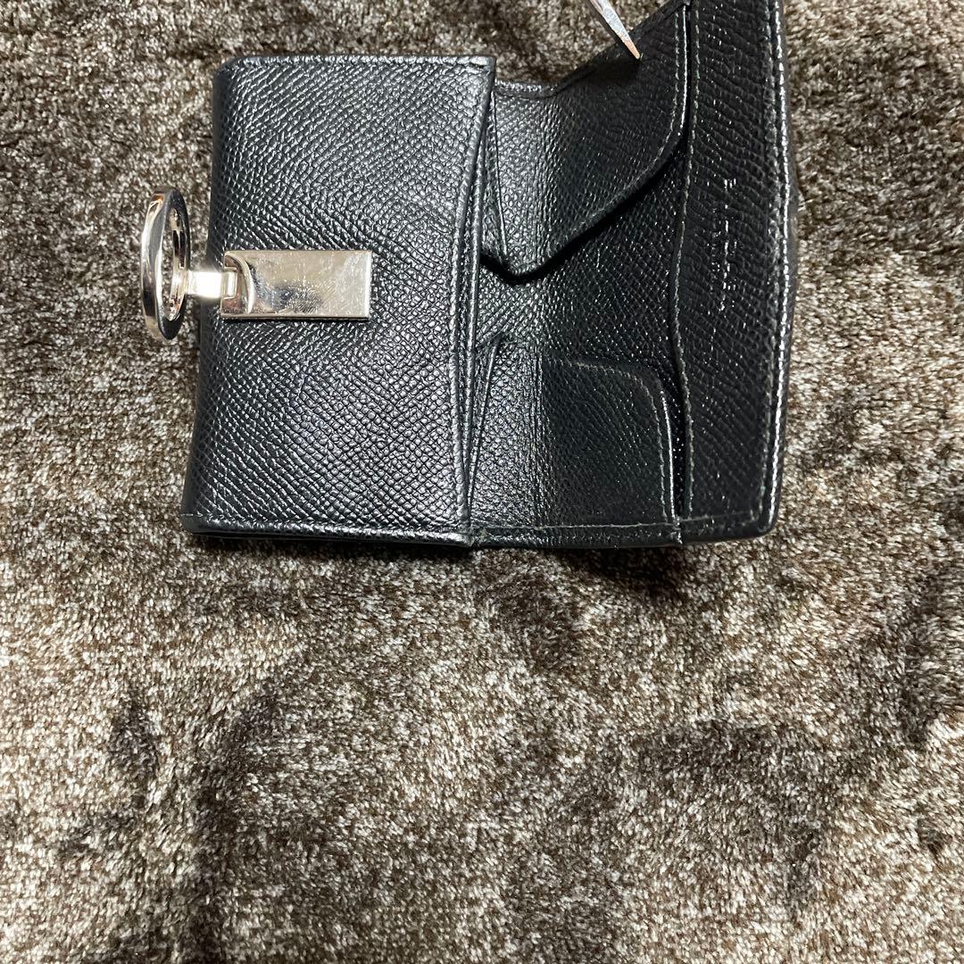 ブルガリ　ブラック　レザーケース