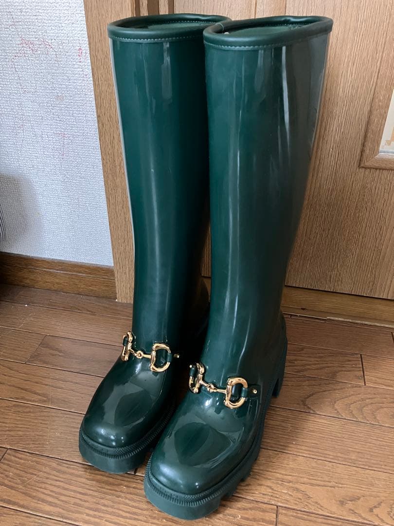 GUCCI レインブーツ　サイズ36