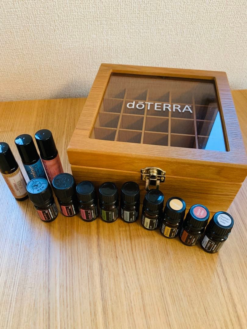最終値下げ！doTERRA✳︎木箱✳︎オイルセット✳︎クラフト用ロールオン付