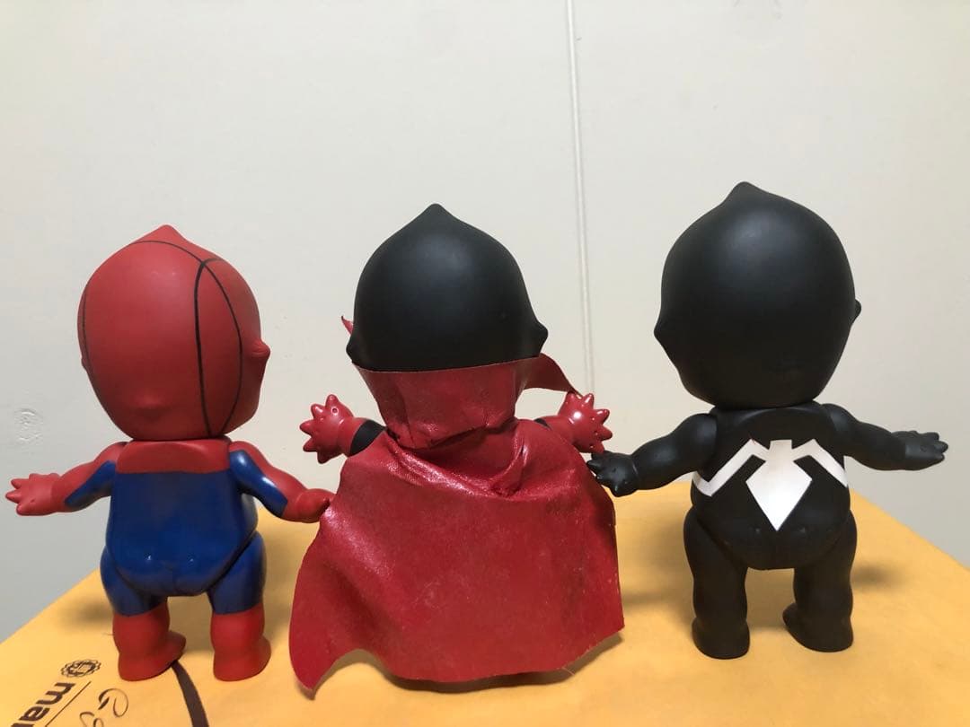 キューピー スポーン スパイダーマン ヴェノム 3体セット