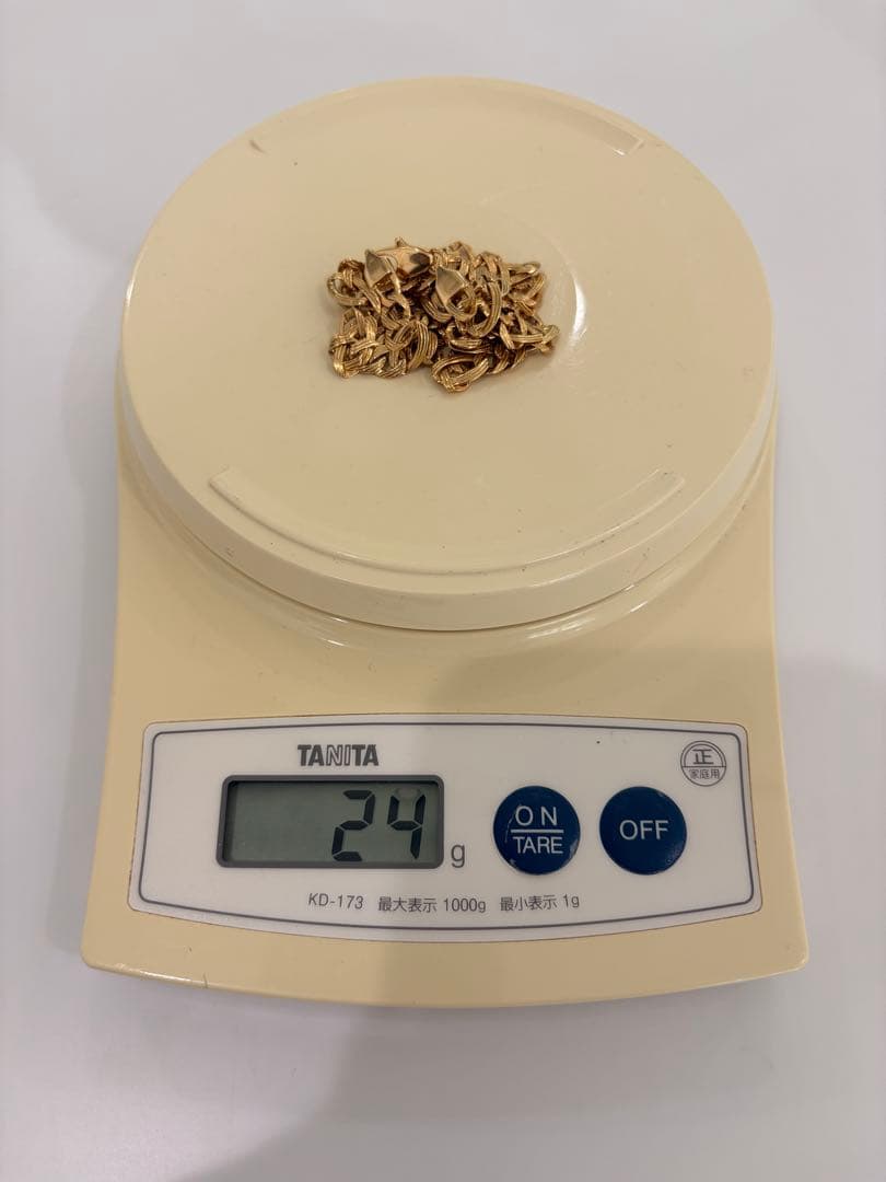 K18 ネックレス　60cm