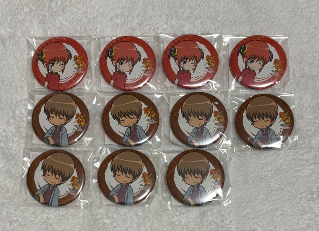 銀魂 namco キャラポップストア　缶バッジ　沖田　神楽