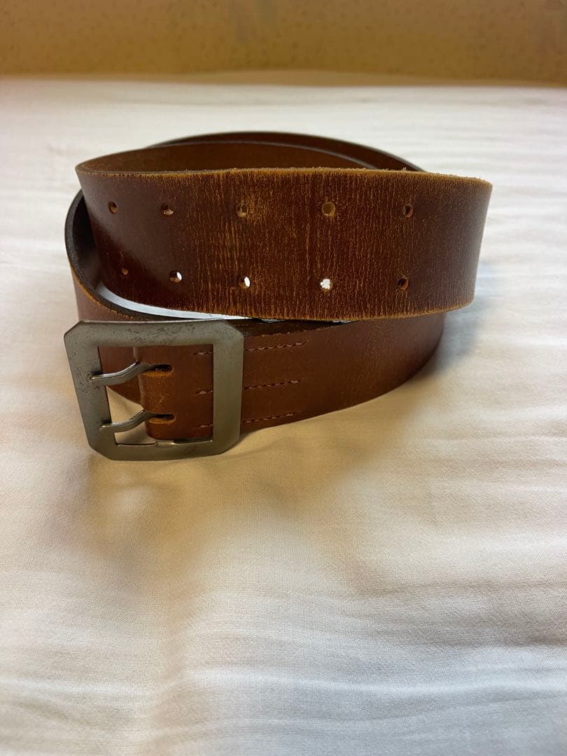 アットラスト　ダブルピンギャリソンベルト サイズ38
