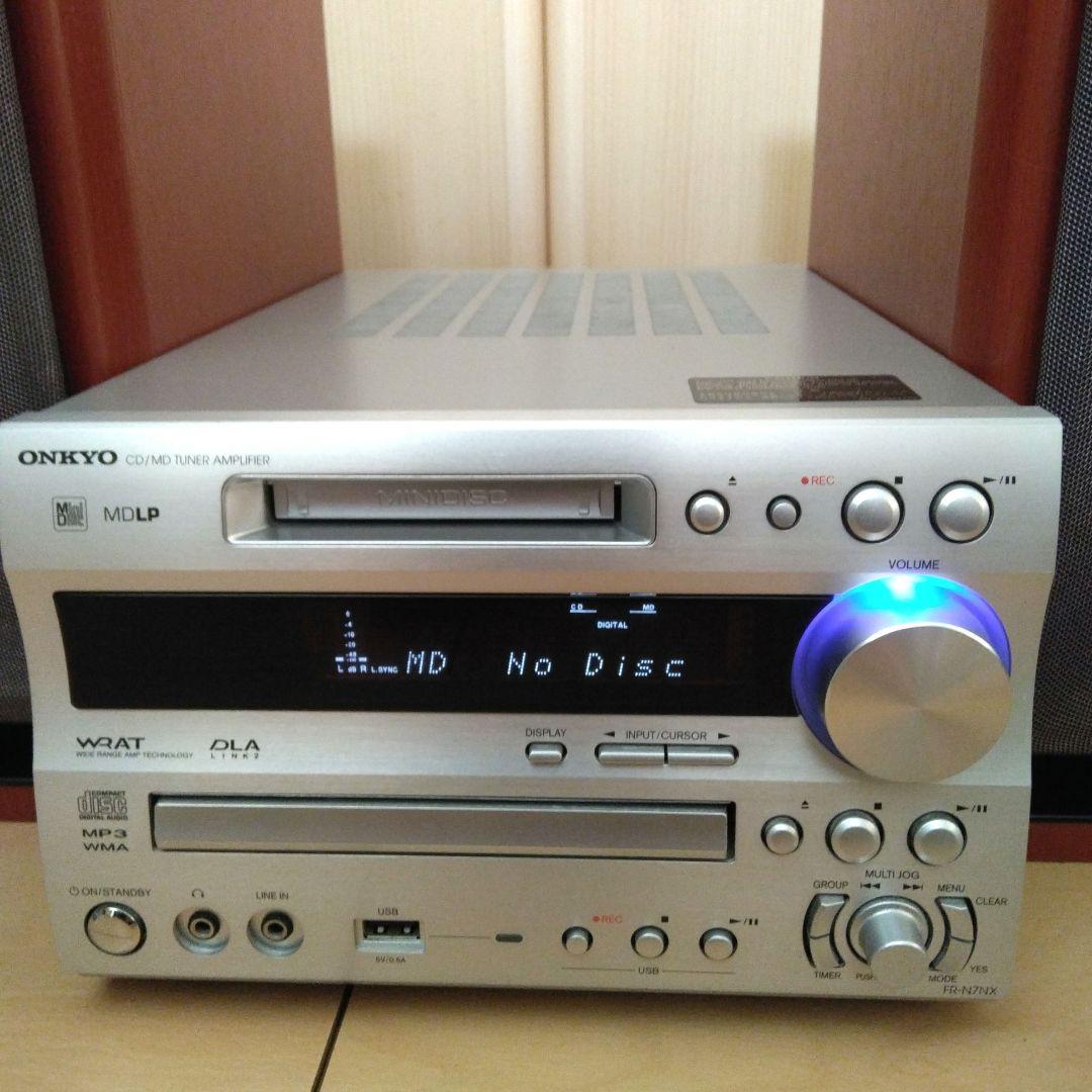 【ジャンク品】ONKYO CD MD コンポ X - FR N7NX オンキヨー