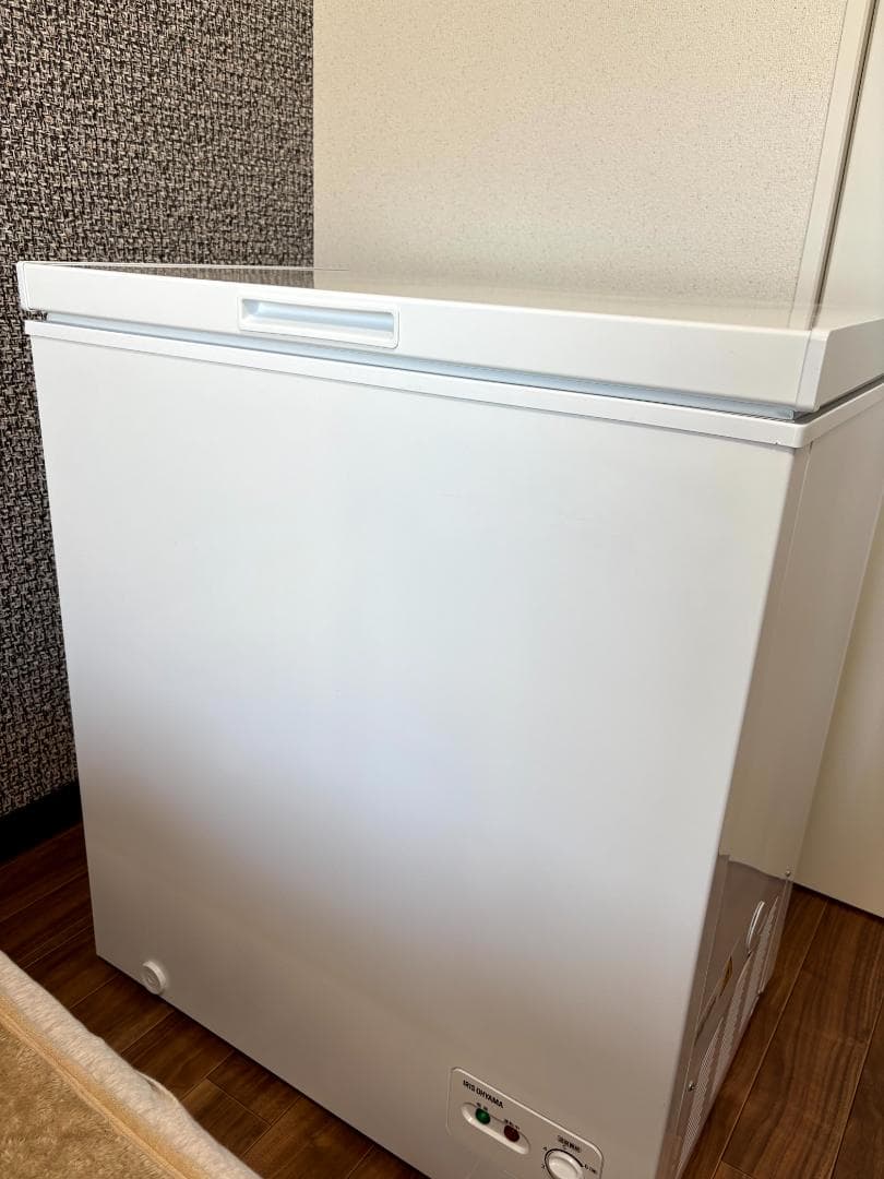 2021年製■アイリスオーヤマ 冷凍庫 142L 上開き式 ICSD-14A-W