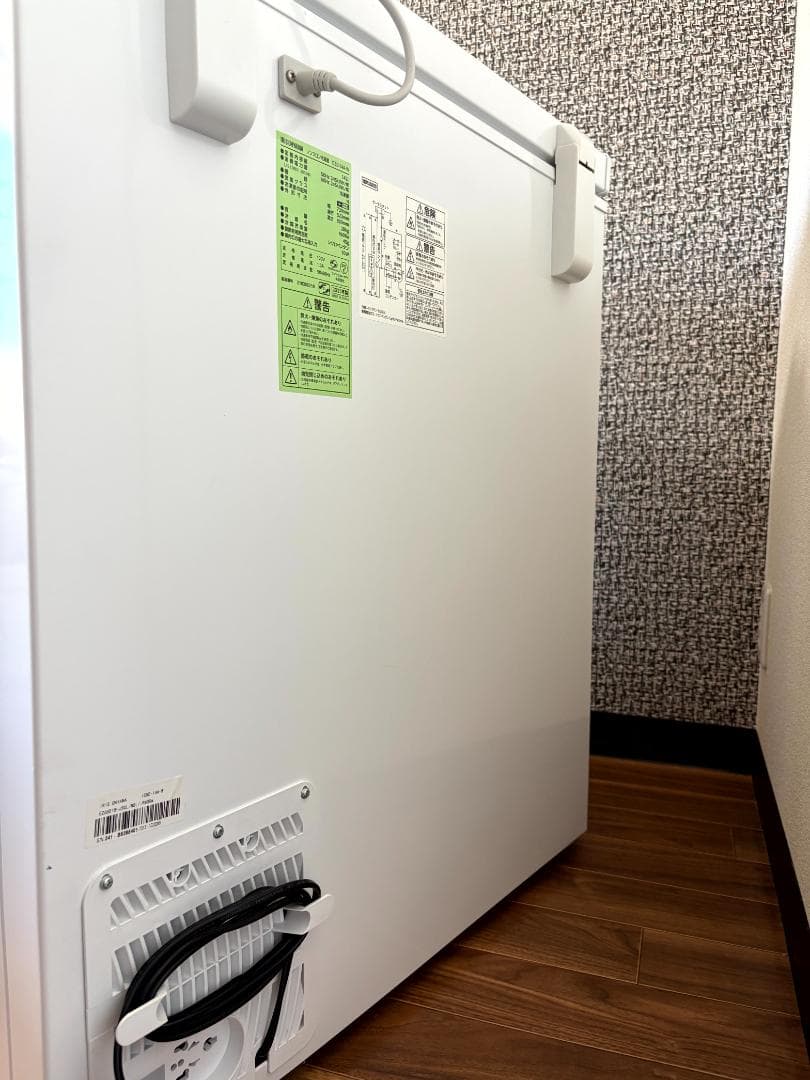 2021年製■アイリスオーヤマ 冷凍庫 142L 上開き式 ICSD-14A-W