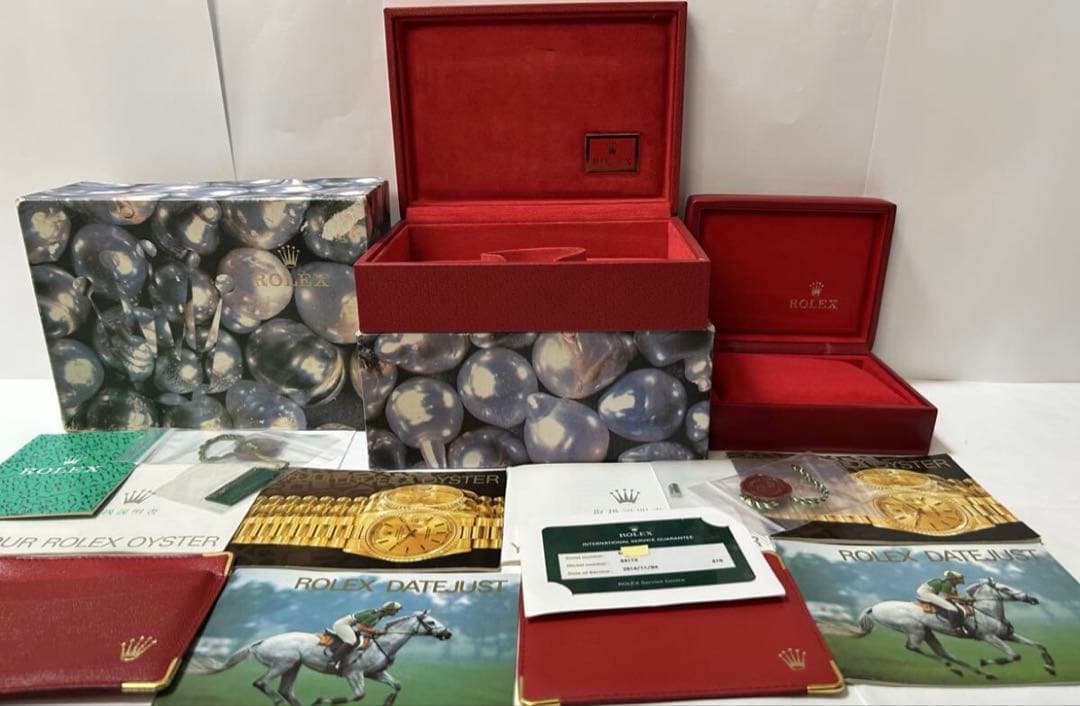ロレックス純正デイトジャスト レディー69178 他　2箱 付属品 計17点