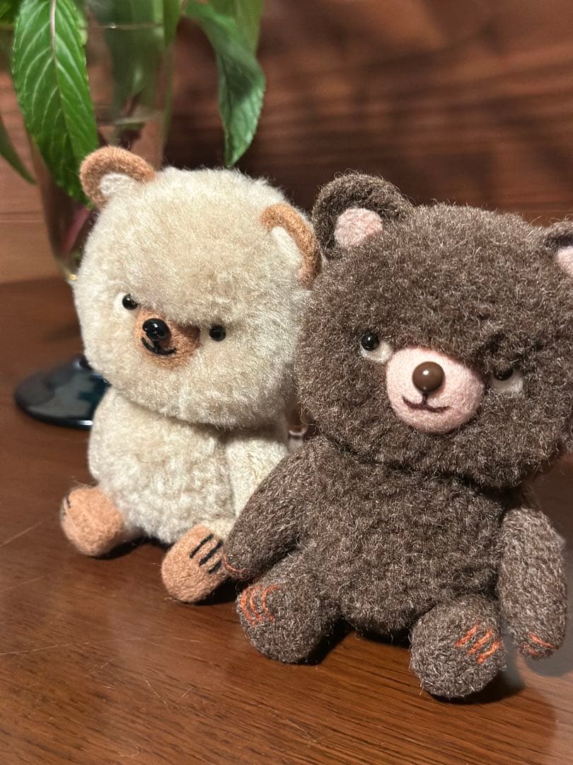 作家もの。クマのぬいぐるみ ペアセット