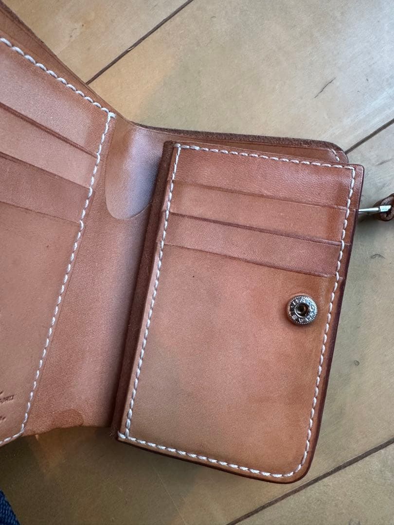 gaea2096財布　栃木レザーヌメ革