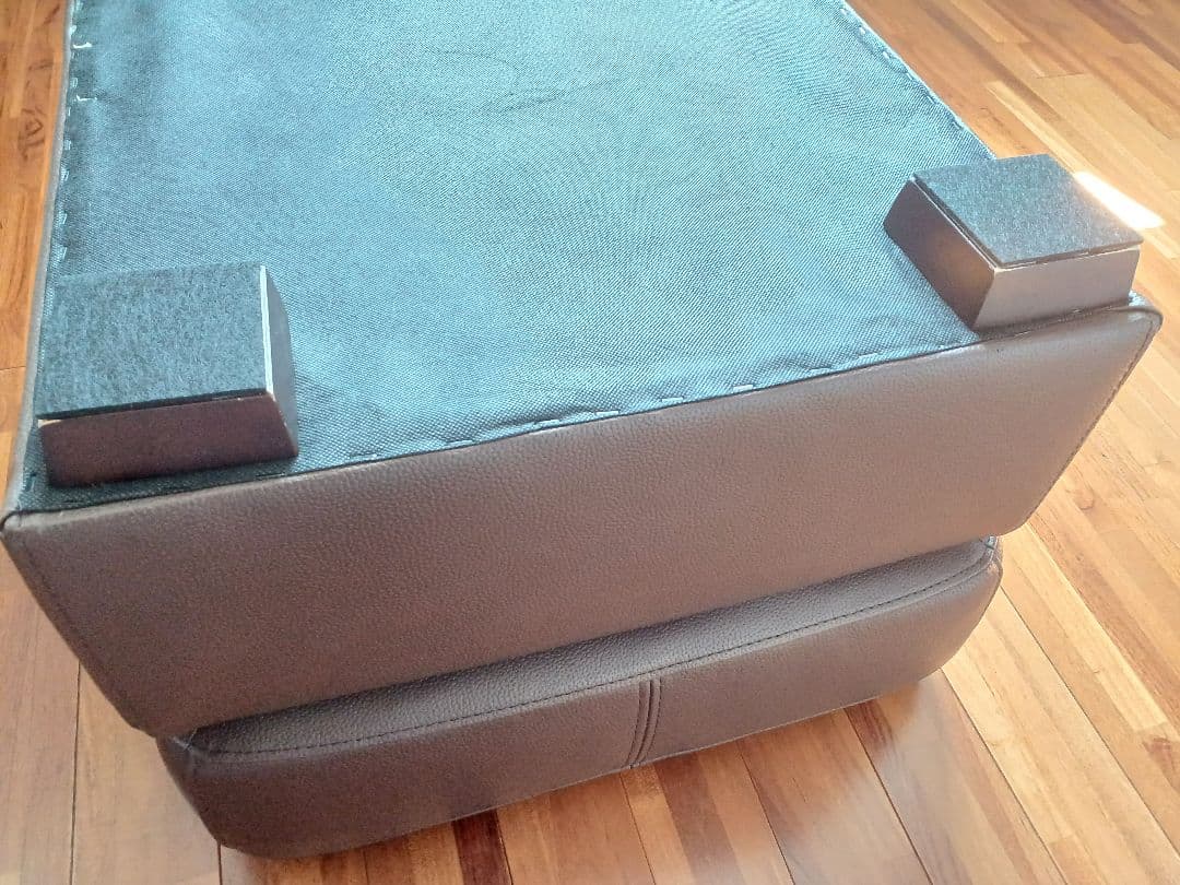 ※まぁちゃん　sofit オットマン 本革 ブラウン