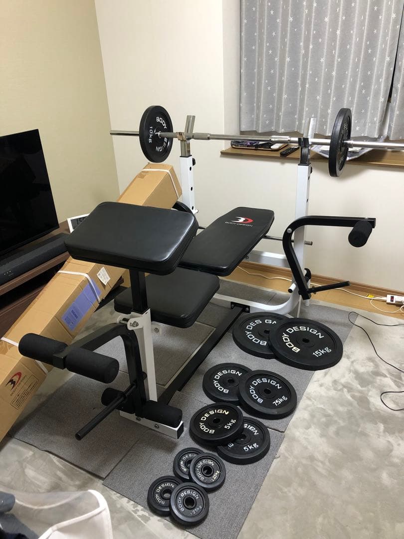 ホームジム BODY DESIGN トレーニングベンチセット