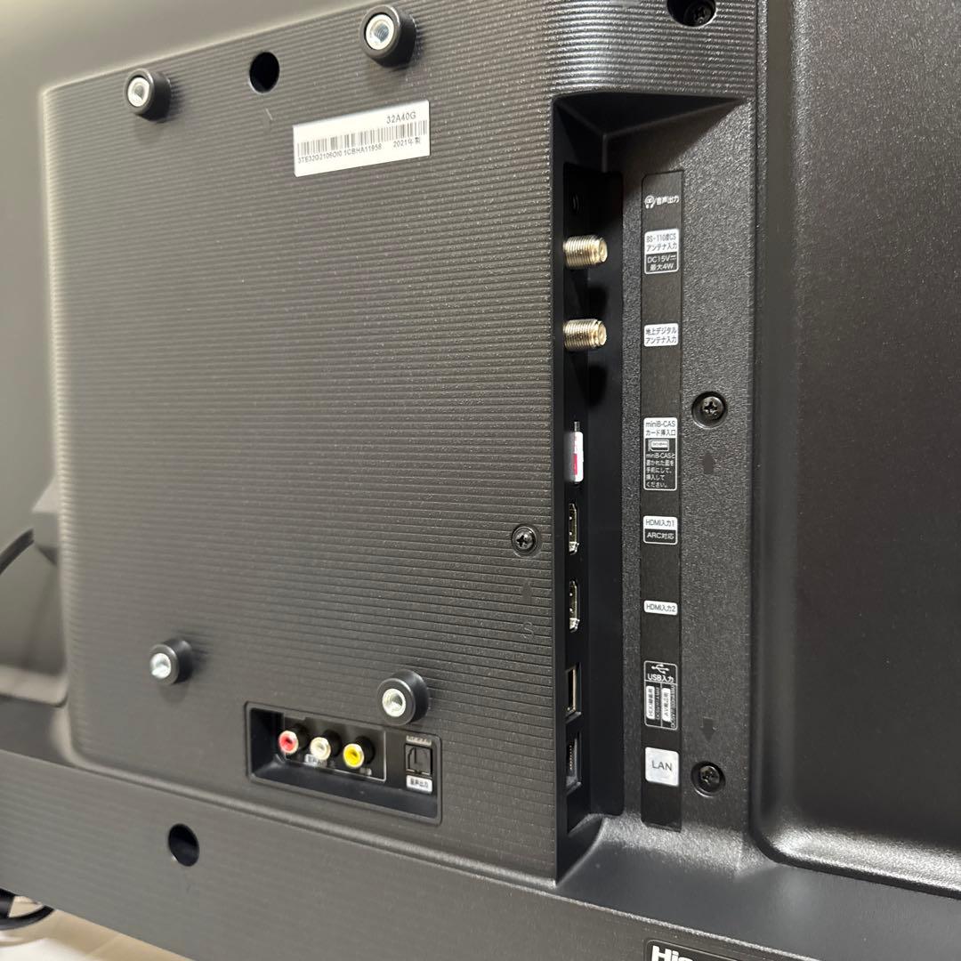 美品 ハイセンス 32V型液晶テレビ スマートTV ADSパネル Alexa対応
