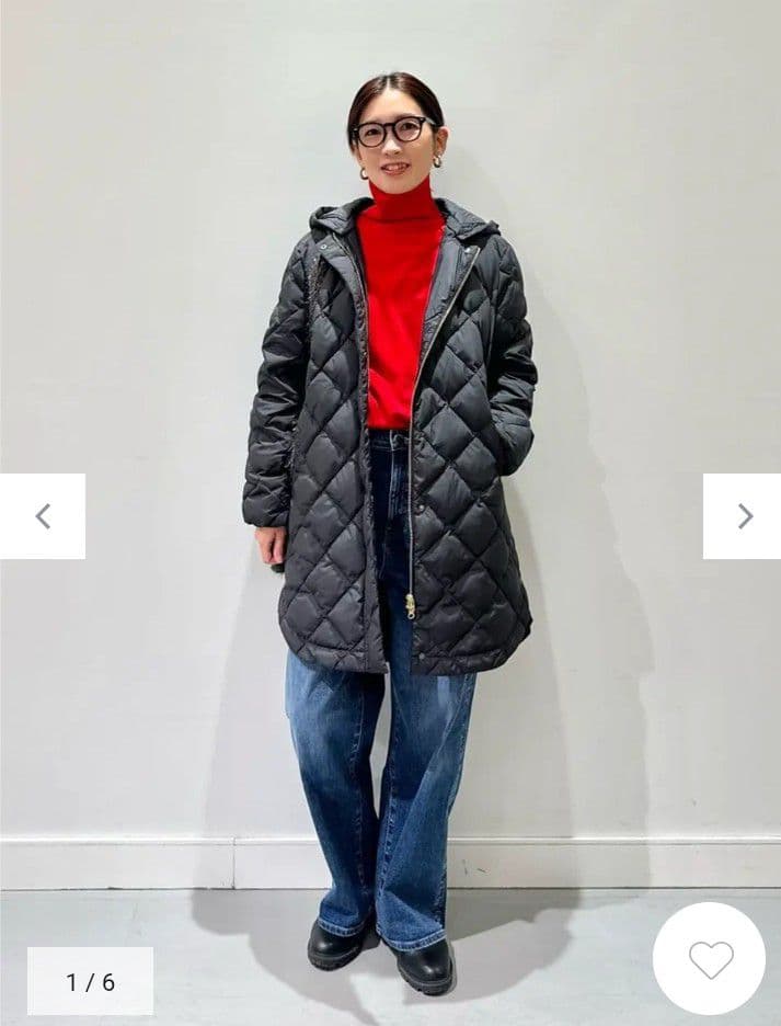 美品☆UNFILO アンフィーロ 2WAYキルティングダウンコート／アウター