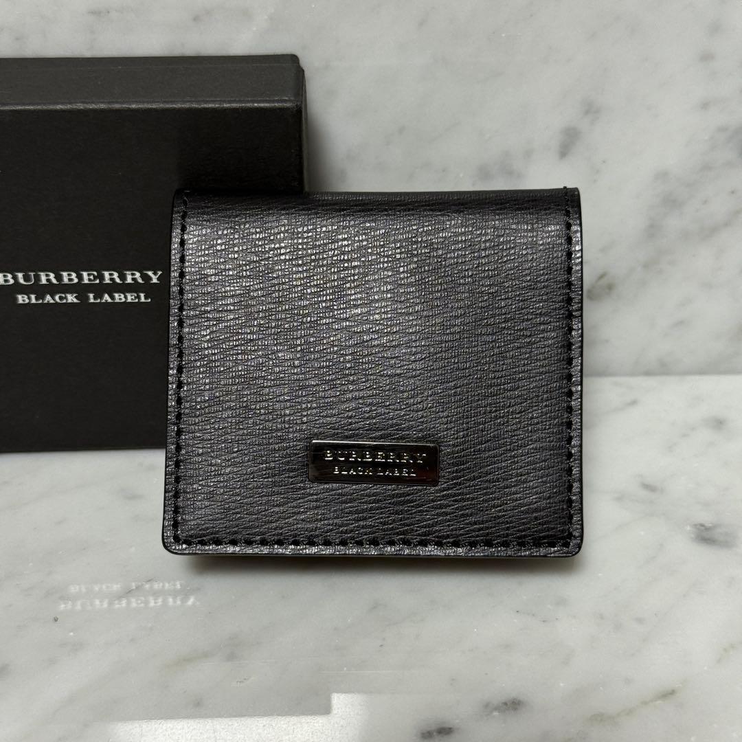 新品 未使用 BURBERRY バーバリー ケース 小銭入れ 本革 黒