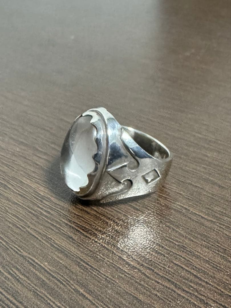 クレイジーピッグ クリスタルスカルリング 15.5号 XJAPAN hide着用