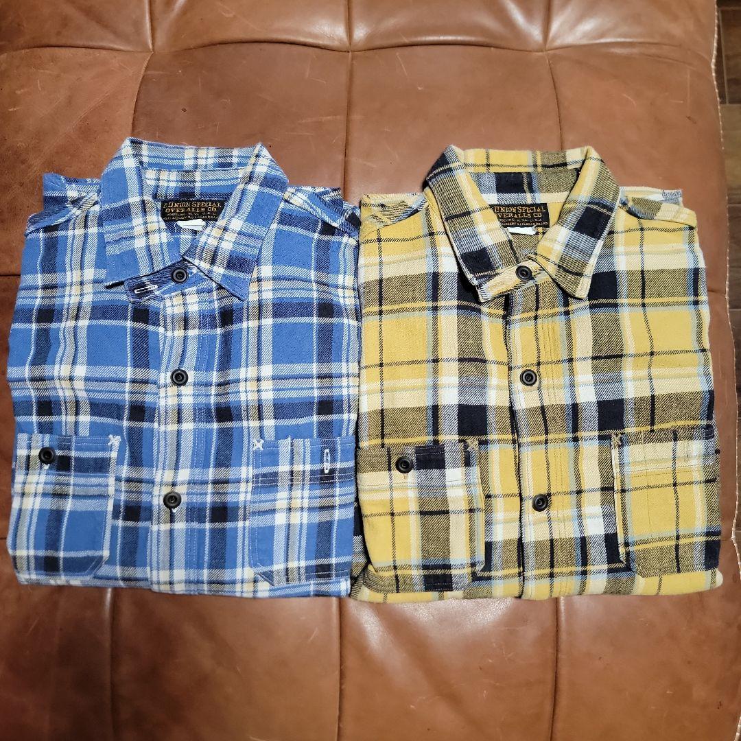 フリーホイーラーズ チェック柄ワークシャツ ニール 2枚セット