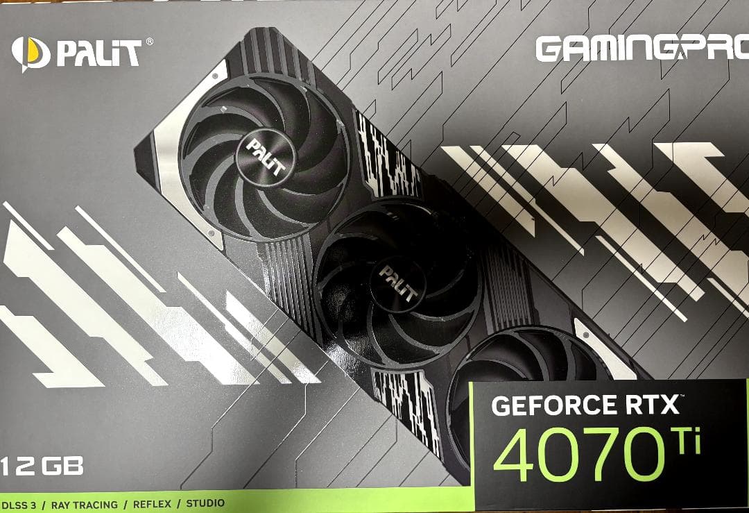 グラフィックボード・グラボ・ビデオカード Palit GeForce RTX4070Ti GamingPro 12GB