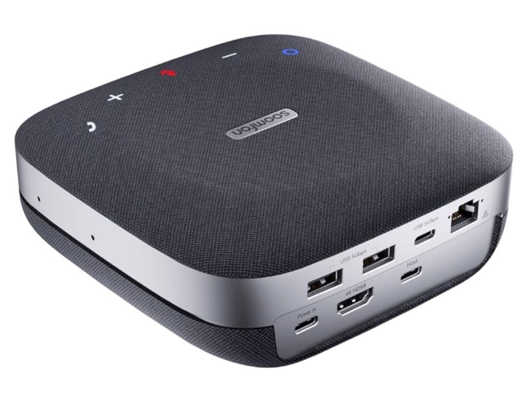 【新品】Soomfon SP600 スピーカーフォン 会議用マイクスピーカー☆