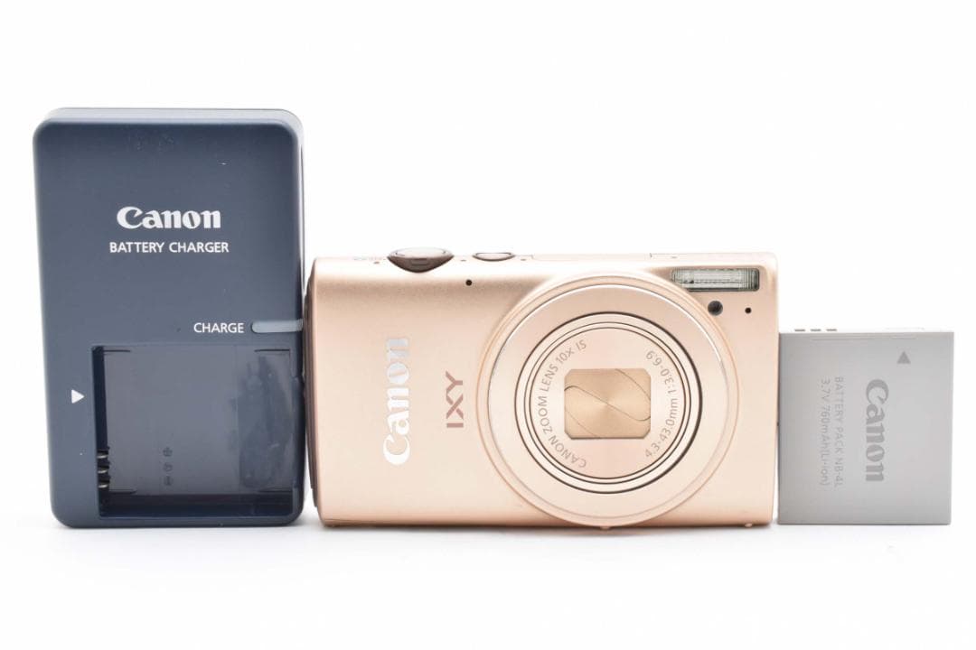 美品 キヤノン IXY610F コンパクトデジタルカメラ ゴールド Canon