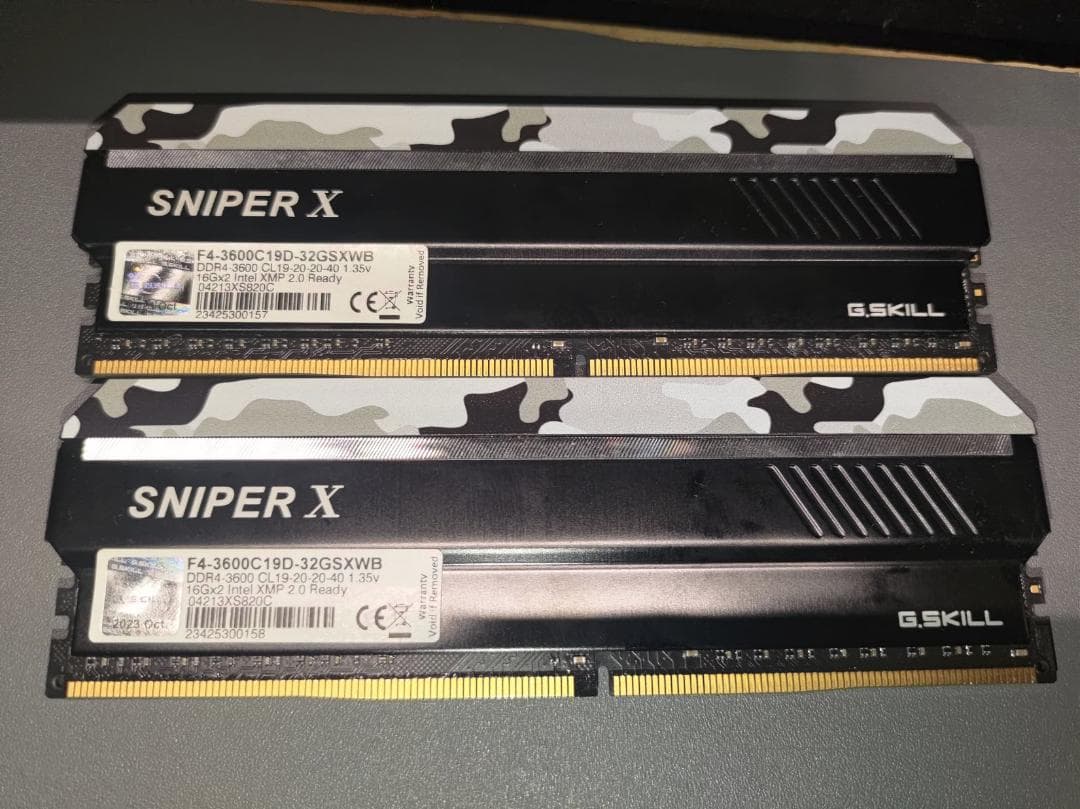 G.skill F4-3600C19D-32GSXWB 16G×2 その4