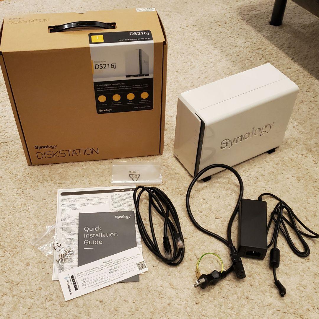 Synology DS216j NAS ホワイト