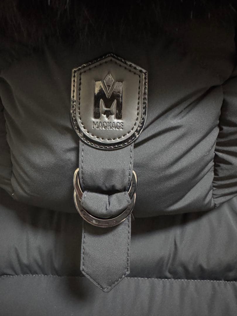 【ひなぽ】Mackage CALLA-BX ブラック ダウンSサイズ