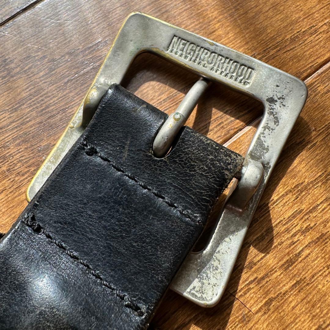 NUMBER (N)INE レザーベルト ピラミッドスタッズ W82-102cm