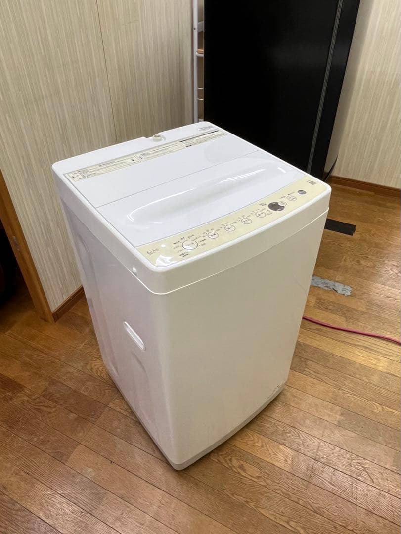 #17 縦型洗濯機 Haier 2022年 6.0kg OBBW-60A 色焼け