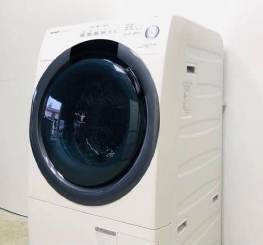 N！ドラム式洗濯機 本体 ホワイト