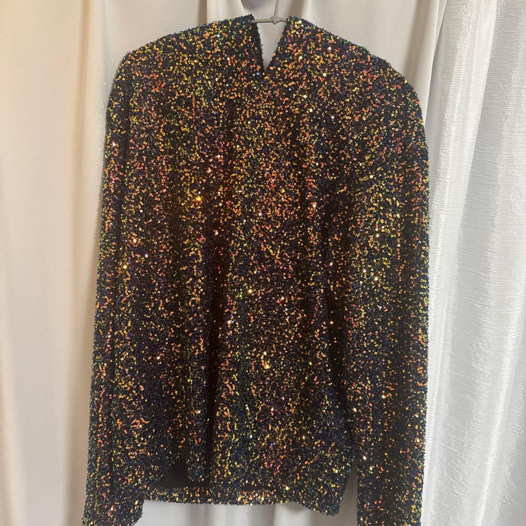 MASU スパンコールフーディ 46