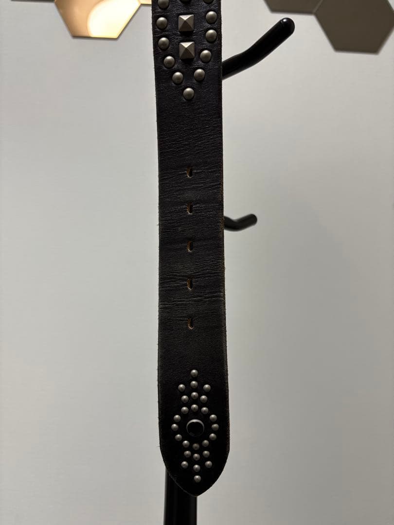 PHASE スタッズベルト 105cm 太幅 44mm 本革 USED