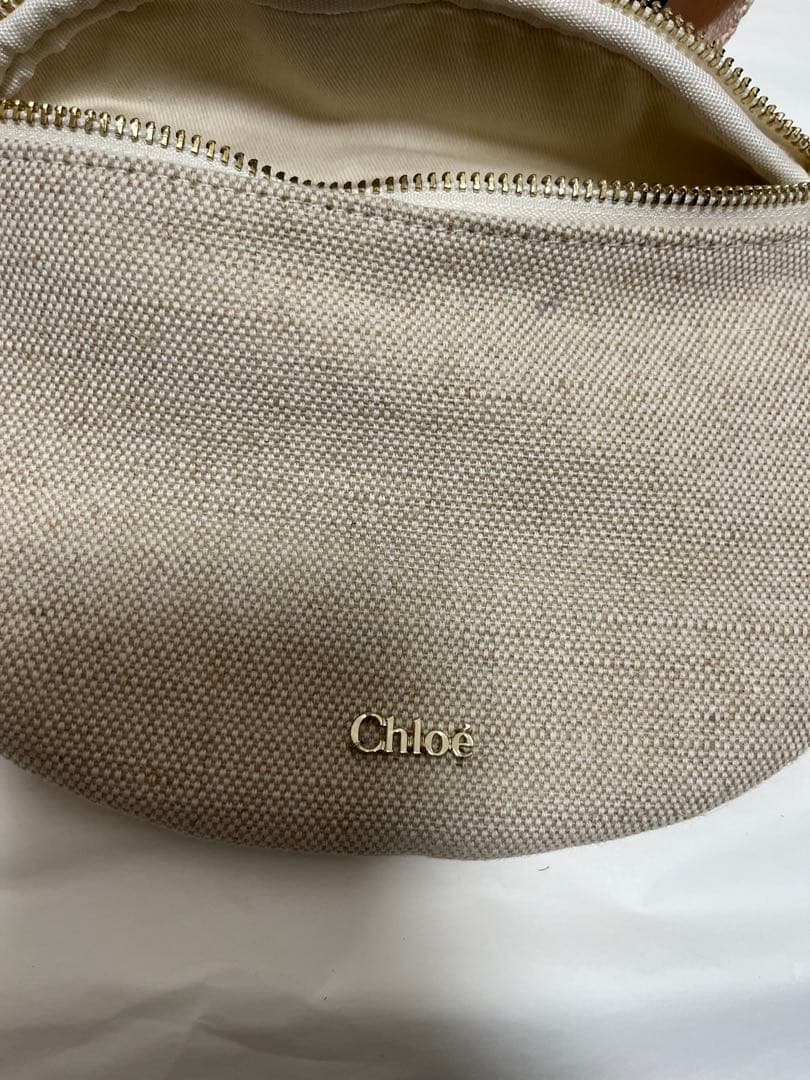 ✴︎新品✴︎Chloé Kids✴︎キャンバス製ショルダーバッグ