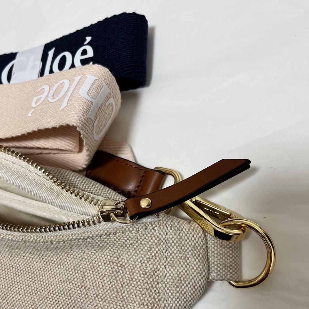 ✴︎新品✴︎Chloé Kids✴︎キャンバス製ショルダーバッグ