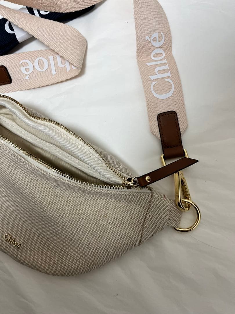 ✴︎新品✴︎Chloé Kids✴︎キャンバス製ショルダーバッグ